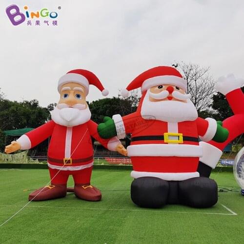Customized Big 16 feet 5M height Inflatable Christmas Santa Claus Xmas Art Craft Decoration