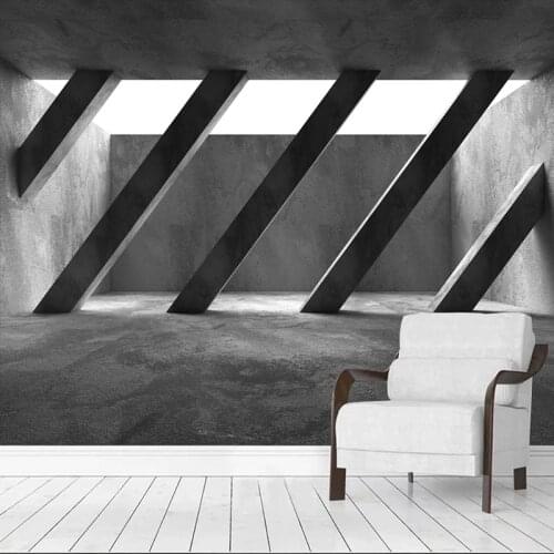 Custom 3D Creative Retro Relief Cement Wall Space Photo Wall Mural Wallpaper For 3 D Living Room Bedroom Wall Cloth Home Decor