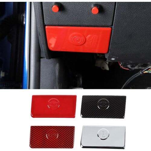 Fit for Dodge Ram 1500 2010-2017 ABS Electronic Handbrake Switch Panel P File Button Cover Decor Trim Car Accessories