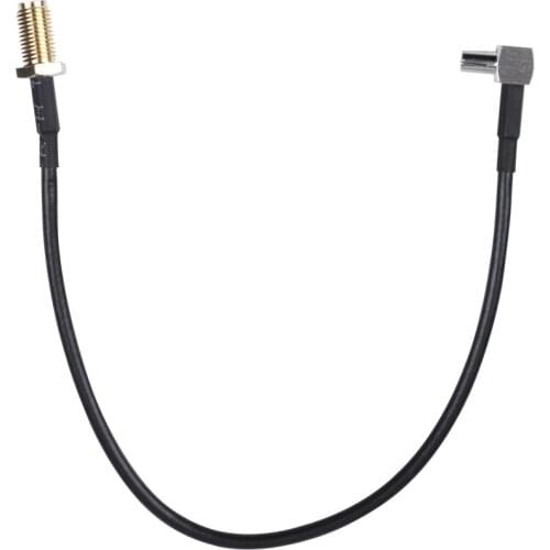 SMA Female Jack to TS9 Male Right Angle Pigtail Coaxial Cable Antenna