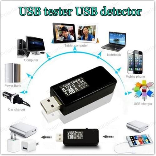 USB tester 3~30V DC Multi - function USB DC electronic voltage digital display qc2.0 quick charger Battery Power Bank detector