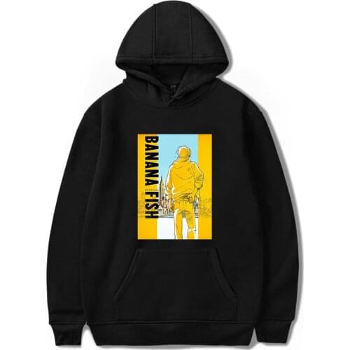 Hoodies Banana Fish anime Hoodie Men/Women popular fashion Harajuku Banana Fish Hoodies sweatshirt Pullover Streetwear