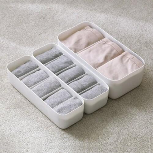 3PCS Bra Underwear Organizer Storage Box Non-woven Drawer Closet Organizers Storage Organizador Drawer Divider Boxes