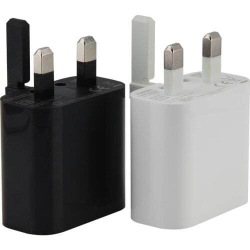 3-Prong Power Plug 5V 2A UK USB Charger for Samsung Galaxy S7 Edge Original UK Travel Plug Adapter for iPhone XS Max X XR