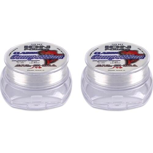 50m Fishing Line Monofilament Nylon Strong NT-90 Transparent Carp Fishing Wire Fishing Accessories