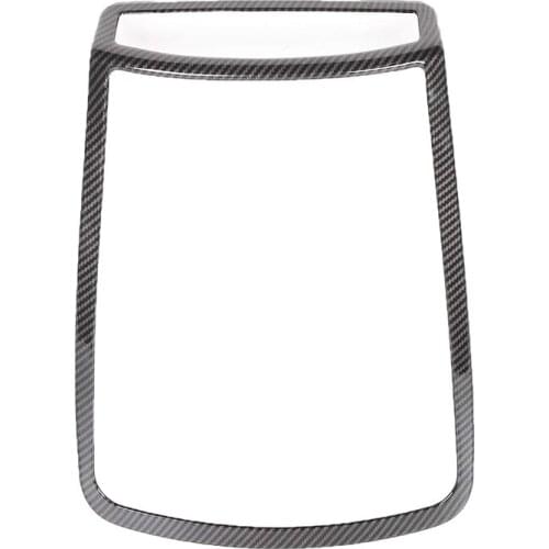 For Ford F150 2015-2020 Car Reading Light Lamp Decoration Frame Cover Trim Ring Interior Accessorie,Carbon Fiber Grain