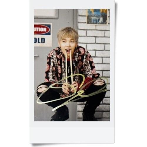 BAP B.A.P Choi JoonHong Joon Hong autographed signed photo 6 photos set 4*6 inches korean freeshipping 2016 A
