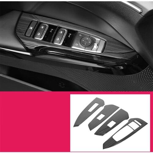 For Kia K5 (DL3) 2020 2021 2022 Interior Stainless Steel Black Brushed Luxury Trim Cover Modification Accessories