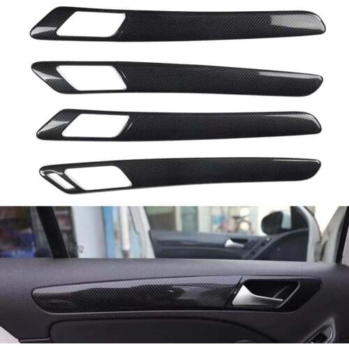 For VW Golf 6 2010 2011 2012 Car Interior Door Handle Decoration Strips Trim Styling New Interior Auto Accessories