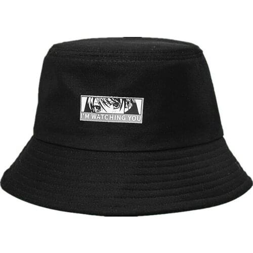 Cotton Cartoon Bucket Hat Fisherman Hat Outdoor Travel Hat Sun Cap Hats for Men and Women 241
