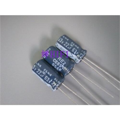 2020 hot sale 20PCS/50PCS ELNA original 63V22UF RE2 audio electrolytic capacitors free shipping
