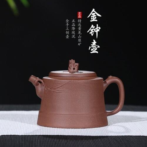 Model Purple Sand Teapot Wholesale of Handmade Teapot by Fan Yujun, National Worker of Golden Bell Pot