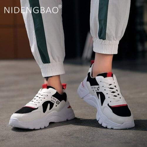 Men Shoes High Quality Sneakers Running Shoes for Male Breathable Chunky Shoes Outdoor Sports Jogging Footwear Plus Size 39-44