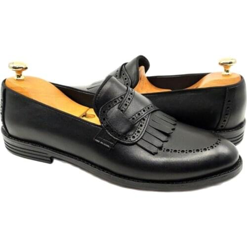 DeepSEA Male Tassels Injection Bottom Leather Shoes 2104498