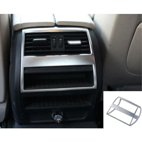 Car Interior Rear Air Conditioning Outlet Vent Frame Sticker For BMW 5 Series f10 520 525 2011 2012 2013 2014 2015 Accessories
