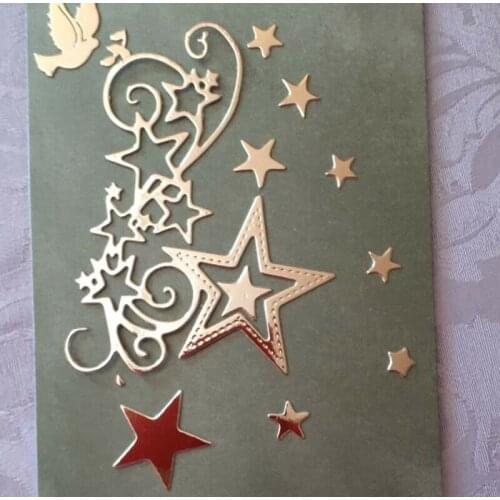 NEW Star Cluster Metal Cutting Dies Stencils Scrapbooking Embossing Album Making