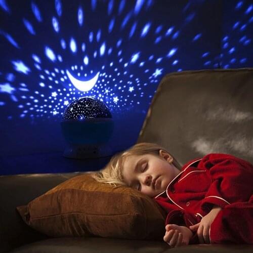 Sky Projector Star Moon Galaxy Night Light For Kids Children Room Decor Projector Rotating Nursery Night Light Led Baby Lamp