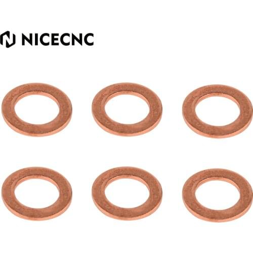 19x12x1.3mm Crankcase Oil Drain Plug Washer Gasket Joint Ring For Polaris RZR 570 800 900 1000 Turbo Ranger 700 ETX OEM 5812232