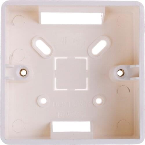 1PC Junction Box 86 Type Switch Socket Base Outfit Junction Box Surface Mount Bottom Box