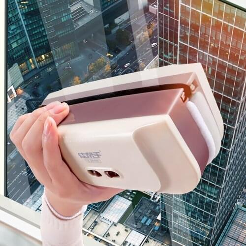 Glass Wiper Magnetic Window Cleaners Double Side Tall Building Brush Window Cleaners Household Ramen Wassen Cleaning Tools DF50C