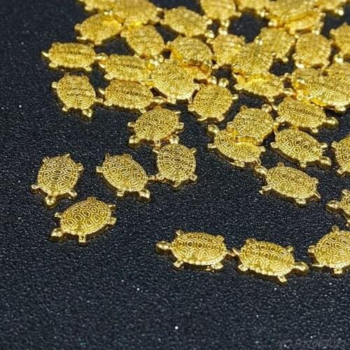 10Pcs Feng Shui Golden Money Turtle Japanese Lucky Tortoise Guarding Praying for Fortune Home Wealth Lucky Gift D15 20 Dropship