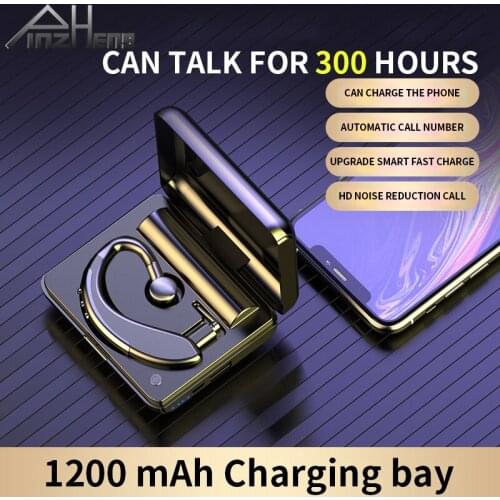 TWS Wireless Headphones Bluetooth Earphones Noise Canceling Sports Waterproof Headset 9D Stereo Wireless Ear Hook Headphones