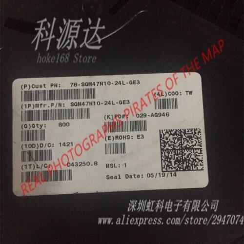 10pcs/lot SQM47N10-24L-GE3 TO-263 SQM47N10-24L SQM47N10 Original In Stock
