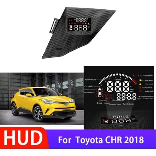 Car Electronic Accessories Head Up Display HUD For Toyota CHR 2018 Car HUD Head Up Display Digital Speedometer