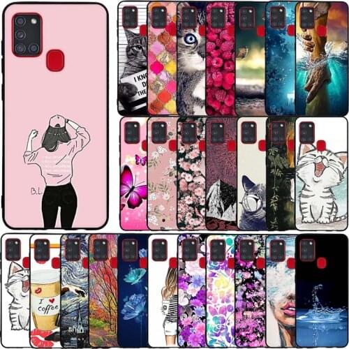 Case For Samsung Galaxy A21s Case Cover Silicone Fundas Soft TPU Back Case For Samsung Galaxy A21s Phone Shell Cover Coque Capas