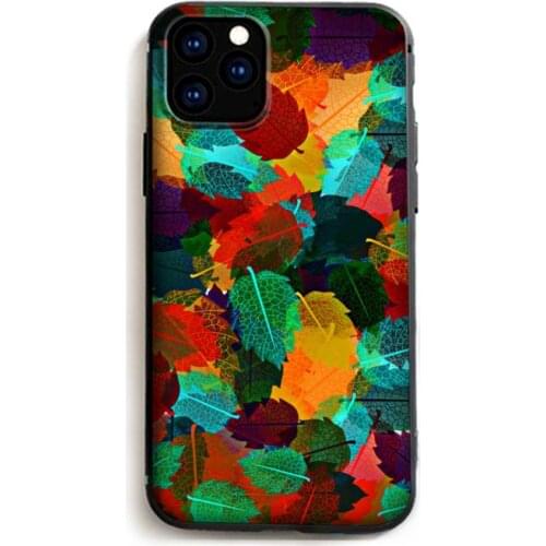Leaf color pattern Phone Case for iPhone 11 12 Pro mini pro XS MAX 8 7 6 6S Plus X 5S SE 2020 XR