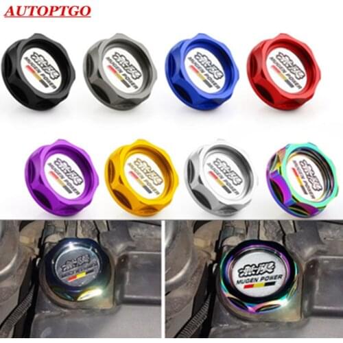 Colorful Aluminum Car Racing Engine Valve Cover Fuel Oil Filler Cap Cover For Honda Acura Accord Civic Crv Mugen Power