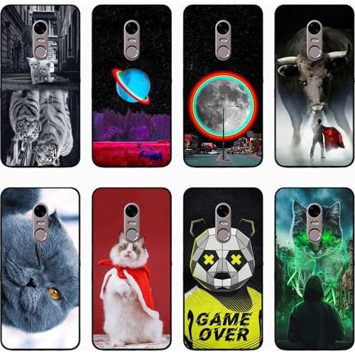 For TP-LINK NEFFOS X1 Lite Case Rose Wolf Cute Patterned Cover Soft Silicon Phone Case for TP-Link Neffos X1 Lite Top Quality