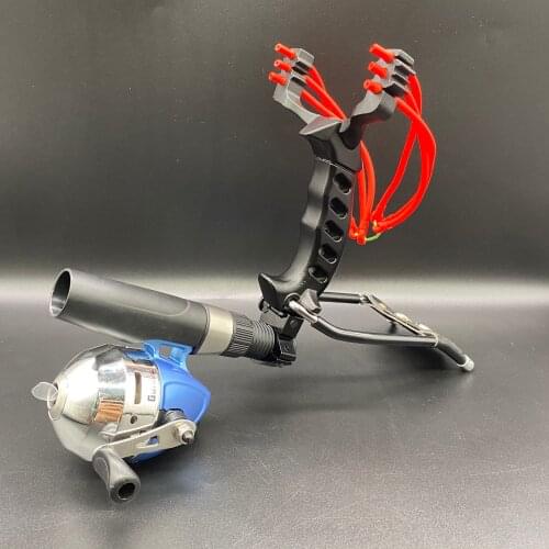 Outdoor Special tools Powerful Rubber Band Slingshot Hunting High Precision Fishing Slingshot Professional Fishing Sling