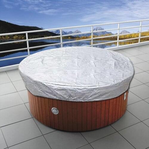 Outdoor SPA Hot Tub Cover Swimming Pool Dust Round Cover For Outdoor Balcony Courtyard & Indoor Home Use Dropshipping