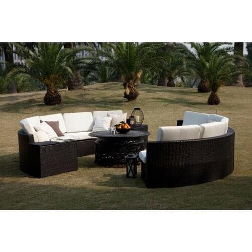 Newest A Round Pod Outdoor Furniture 11 piece Deep Seating Set