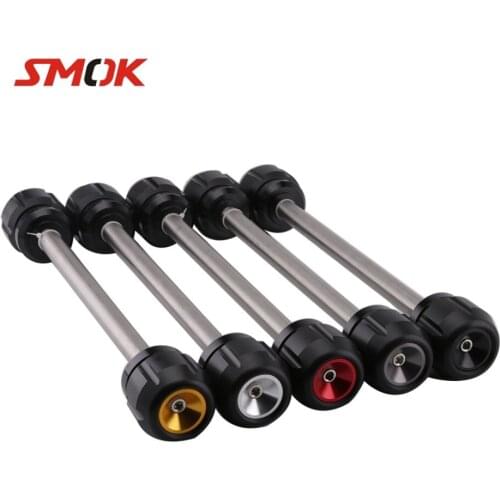 SMOK For HONDA CB650F CBR650F 2014 2015 2016 2017 2018 Motorcycle CNC Aluminum Rear Axle Fork Crash Sliders Falling Protection