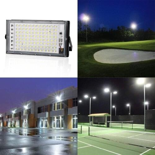 50W Led Floodlight Waterproof Outdoor LED Reflector Light Garden Lamp 220V/110V Spotlight Street Lighting