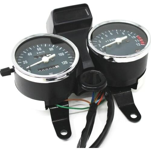 1 Set Motorcycle Speedometer Tachometer ABS Plastic For Suzuki GN125 GN 125 Instrument Assembly