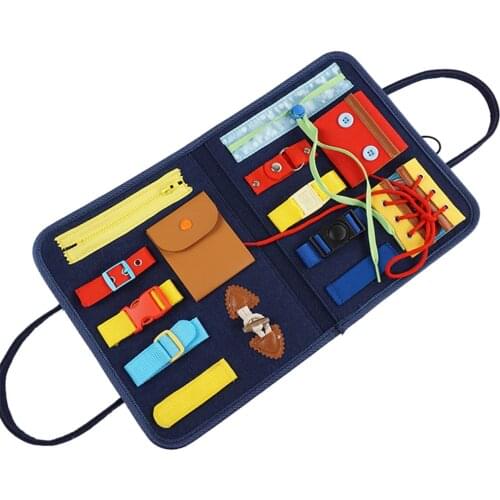 High Quality Montessori Toy Essential Intelligence Educational Sensory Board Ntelligence Development For Toddlers Present