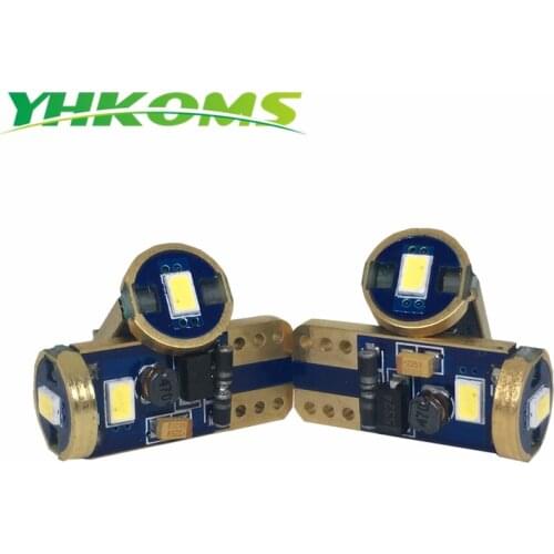 YHKOMS 194 W5W T10 LED car interior lighting dashboard led bulbs for cars LED singnal bulb 12v 24V T10 clearance light canbus