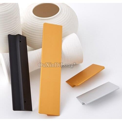 10PCS Plus Length European Kicthen Cabinet Door Handles Wardrobe Cupboard Drawer Cabinet Pulls Handles Furniture Hardware