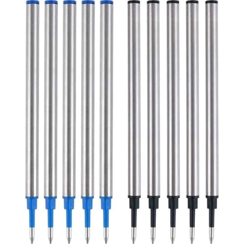 20 Pcs Roller Ball Pen Refill 0.5 mm Replaceable Gel Pen Refill Fast Writing Refills