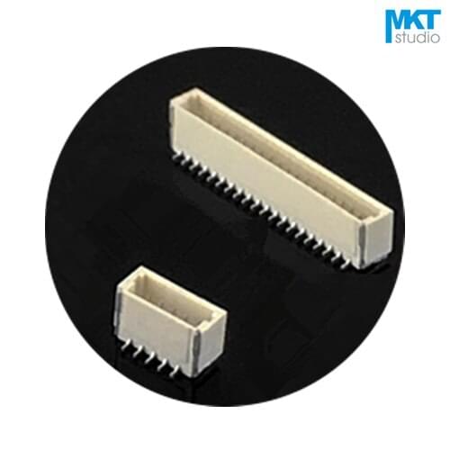 100Pcs Vertical SMD SH1.0 1.0mm Pitch Male Box Header Wafer Sample 2P 3P 4P 5P 6P 7P 8P 9P 10P 11P 12P