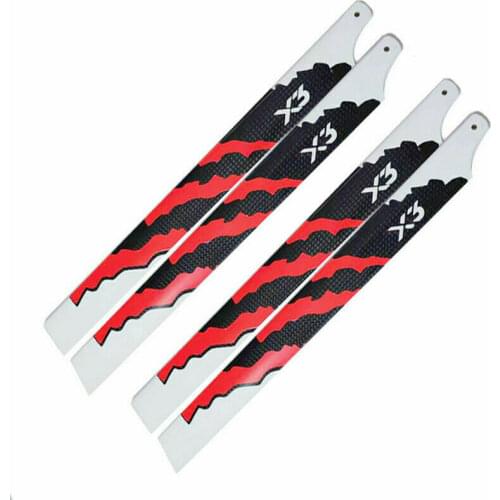 2pairs Carbon Fiber Main Blades 360mm for Gaui X3 Trex 450LGoblin 380 Helicopter