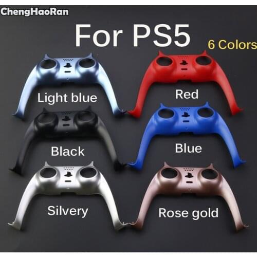 ChengHaoRan For PS5 Cover Front Middle Controller Replacement Decorative Shell for Sony Playstation5 Joypad Games Accessories