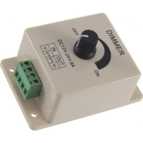 LED dimmers Manual dimmer Dimming switch Single color LED with single-channel controller PWM 5V-12-24V