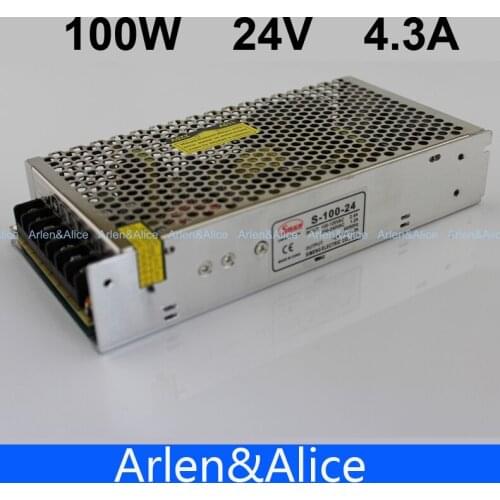 100W 24V 4.3A Single Output Switching power supply for LED Strip light