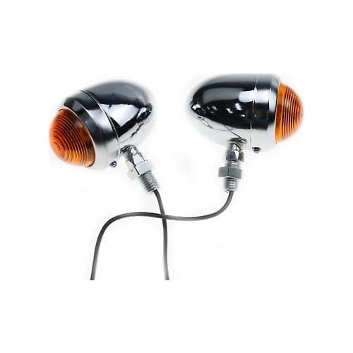 Motorcycle Bullet Turn Signals Indicator Light For Harley Honda Kawasaki Suzuki