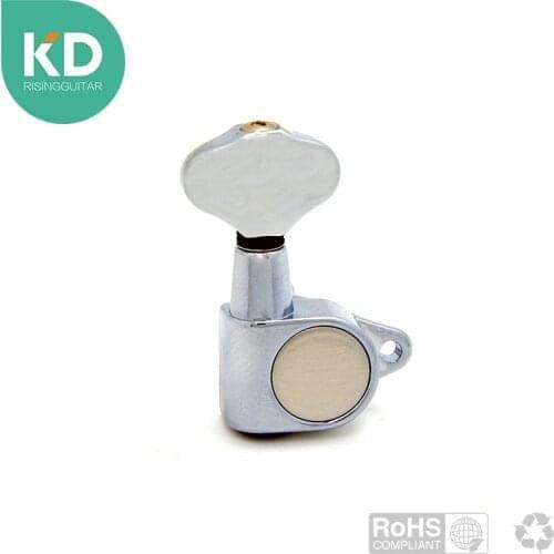 A Set 4 Pcs 2R2L Sealed Gear String Tuning Pegs Tuners Machine Heads For Ukulele 4 String Guitar guitar parts