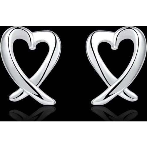 Charm 925 Sterling Silver Earring Fashion Creative heart Earrings for Women Birthday Gifts classic Jewelry